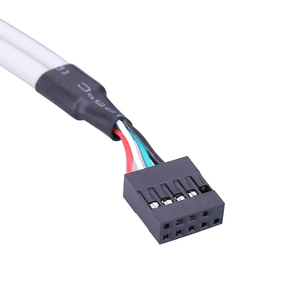 2 порта USB 0 мама до 9 Pin Материнская плата заголовок кабель адаптер с креплением