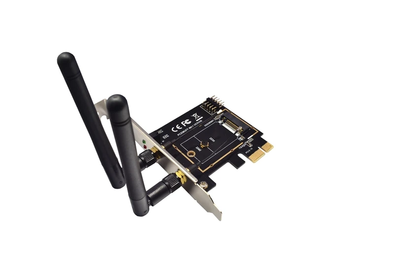 M.2 Wifi адаптер M2 Ngff ключ A-E мини Pci Express Wifi Raiser PCI-E 1X NGFF Беспроводная поддержка 2230 2242 мини Pcie сеть Ca