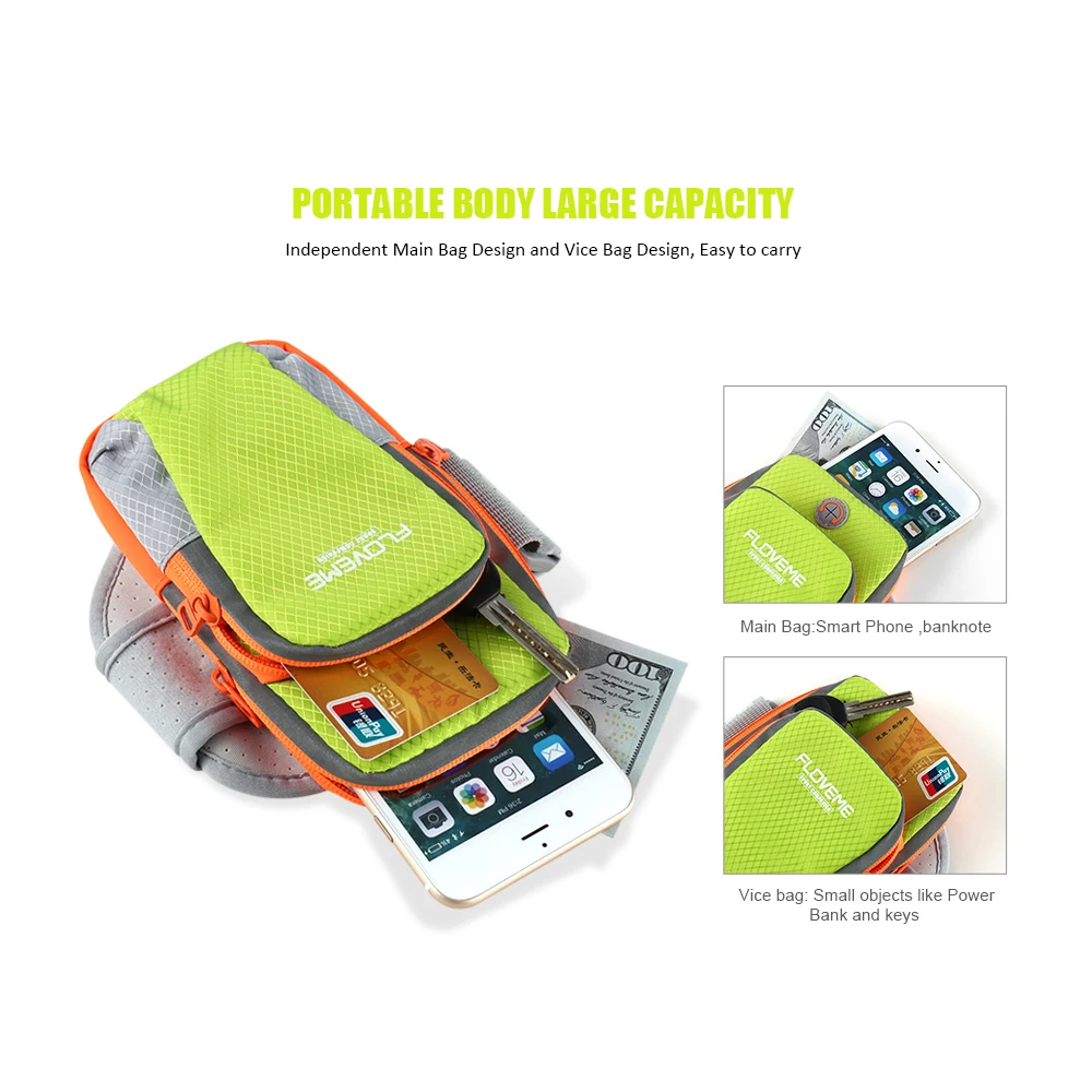 FLOVEME универсальная сумка для телефона чехлы для iPhone XS MAX 8 7 Plus спортивная сумка ремешок для Apple 6 6 S 5s сумка для мобильного телефона