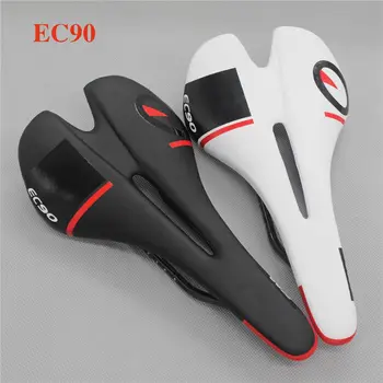 

EC90 Carbon Fiber Road Bike Saddle Cycling MTB Bicycle Saddle Front Seat Hollow cycling saddle White/Black Bike Parts