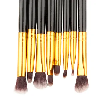 

2017 New Fashion 8pcs Makeup Brush Blend Shadow Angled Eyeliner Smoked Bloom Eye Brushes Set Best Selling
