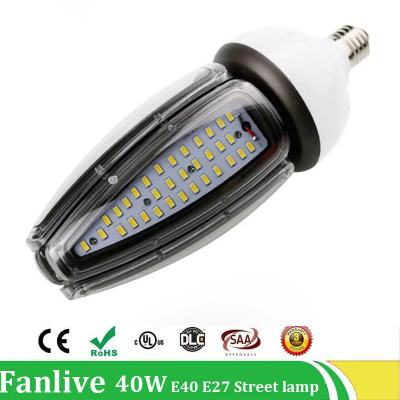 

8PCS 30W 50W 80W 100W Street Light Waterproof IP65 AC165-265V Led Road Garden Warm/Cold White Spotlights Corn Bulb Lamp