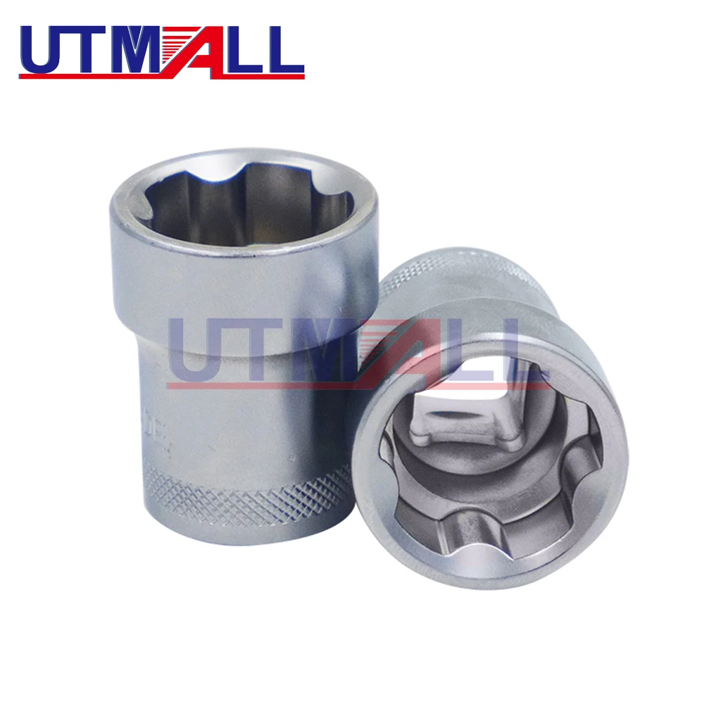 

1pc Pentagonal Car Oil Pan Screw Socket Oil Pan Screw Removal Wrenches 5 Point Socket For Nissan Toyota