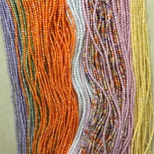 Маленький размер натуральный циркон драгоценный камень граненый 2 шарики руды натуральный камень минеральный браслет ожерелье ювелирные изделия Сделай Сам