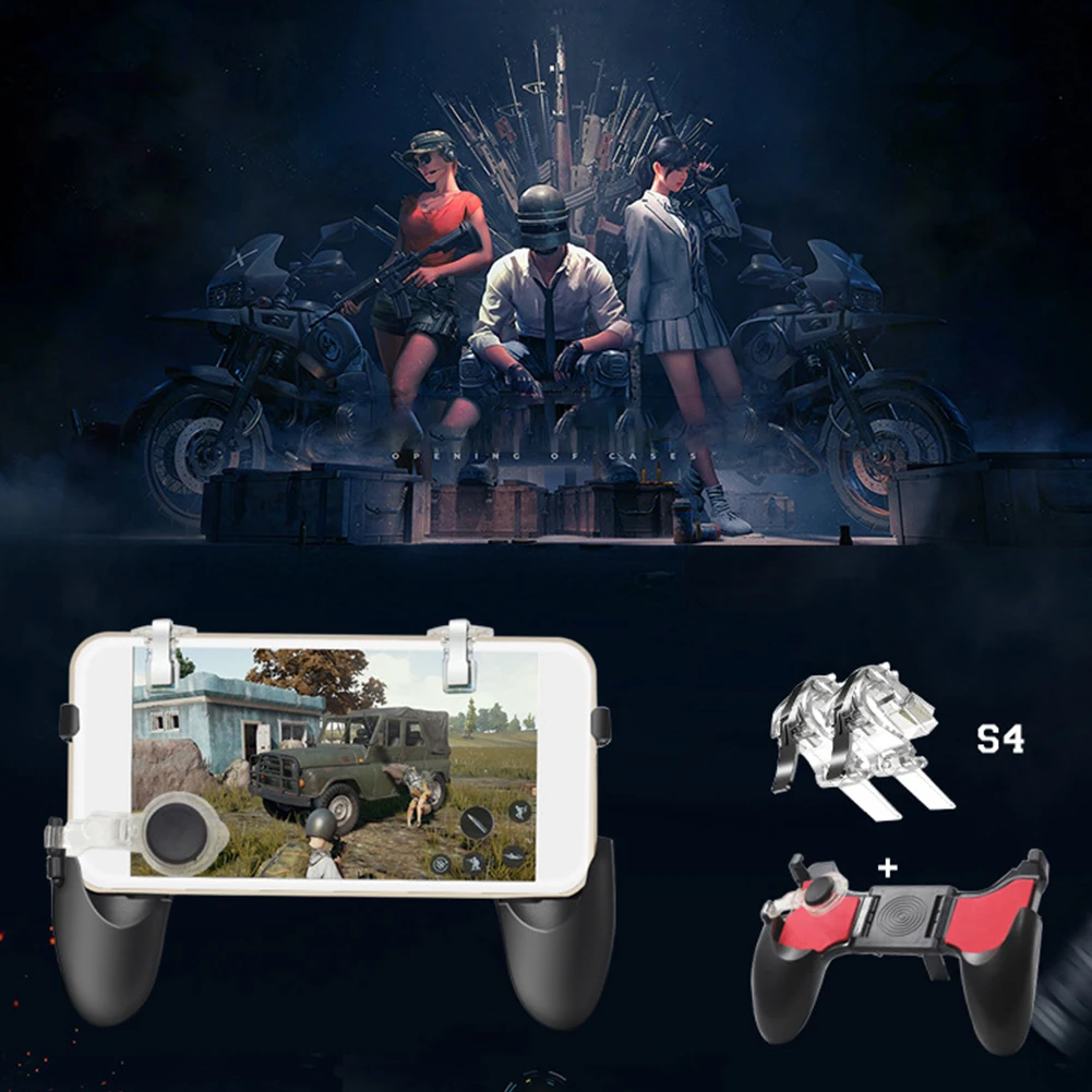 5 в 1 складной Fire Shooter Кнопка игры контроллер триггер для PUBG эргономичный
