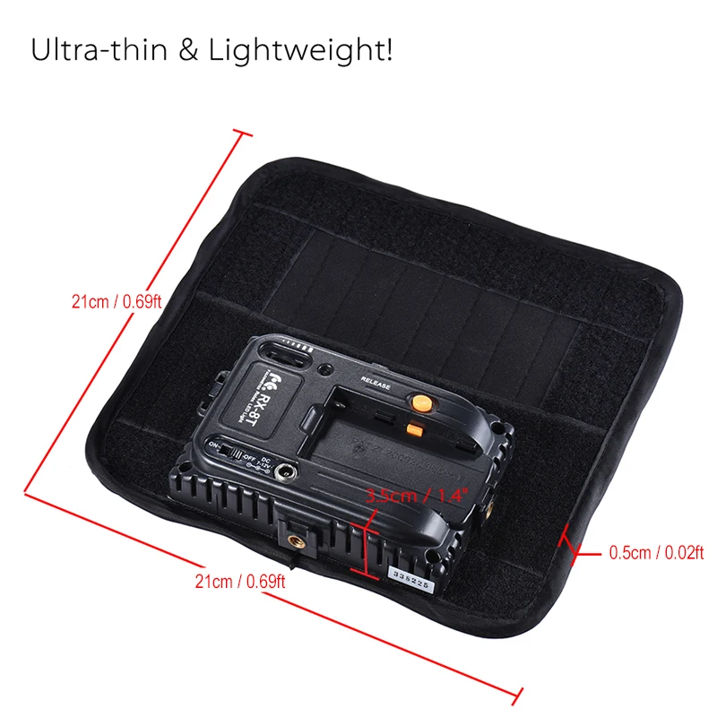 Falcon Eyes RX 8T 18W 5600K LED Fotografia Light ing Mini Day светильник Video Portable Flexible For Shoot|Фотографическое