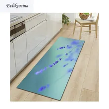 Синий Лавандовый водопоглощающий дверной коврик в ванную комнату пол Tapetes Para Каса коврик Sala для Toliet нескользящий Alfombra Bano