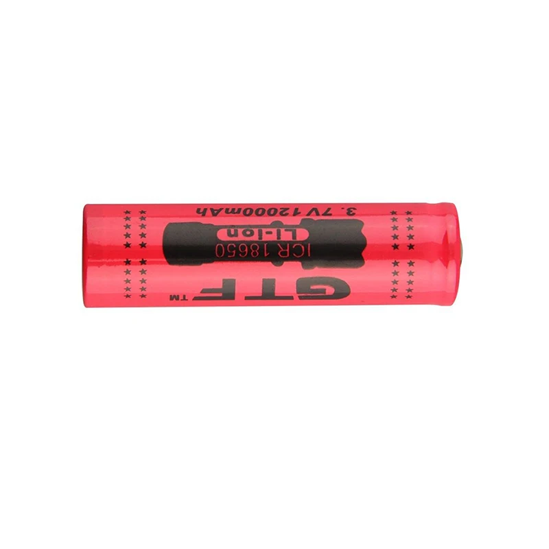 GTF 3 7 V 12000mah 18650 батарея светодиодный фонарик фонафонарь батареи li ion