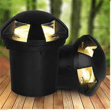 Светодиодный подземные лампы с блендой, 6 Вт световой барьер подземный свет, IP67 лестничных осветительных Наружное освещение AC85-265V LUL-B-6W