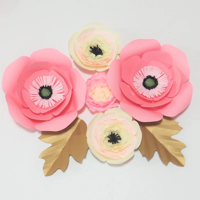 PROD 32865930703 2018 Giant Crepe & Cardstock Paper Artificial Flowers
5PCS +2 Leave Wedding & Event Decor Baby Nursery Handmade Crafts
Customize