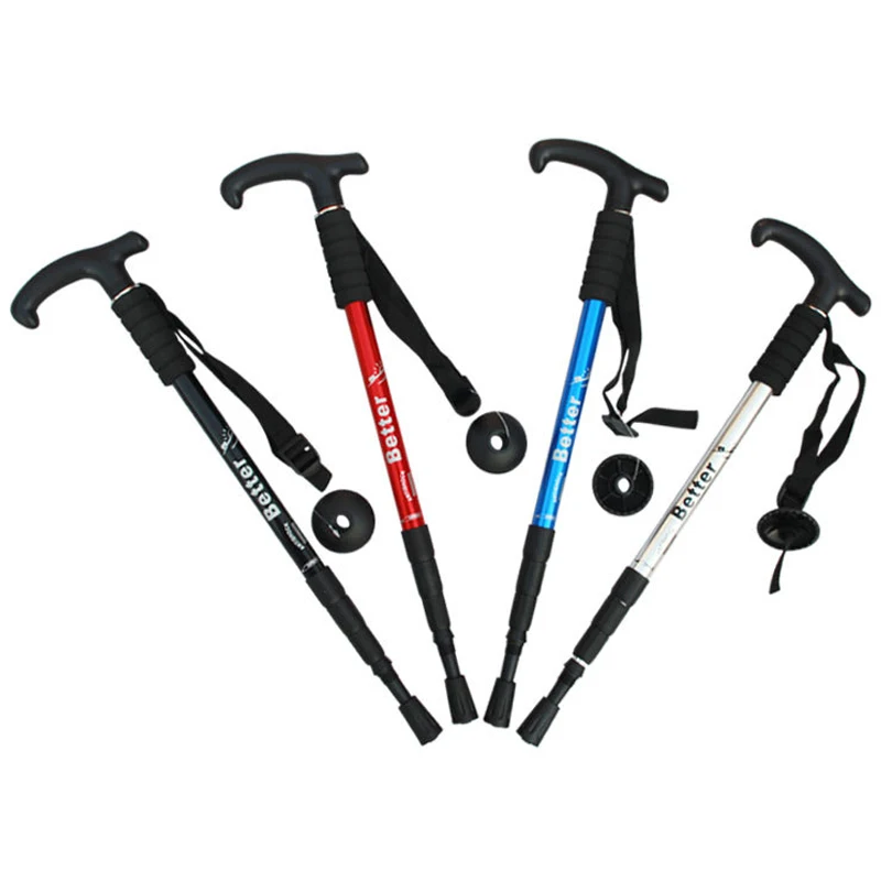 Nordic Walking Alpenstock 6065 aviation Alloy Shooting Crutch trekking