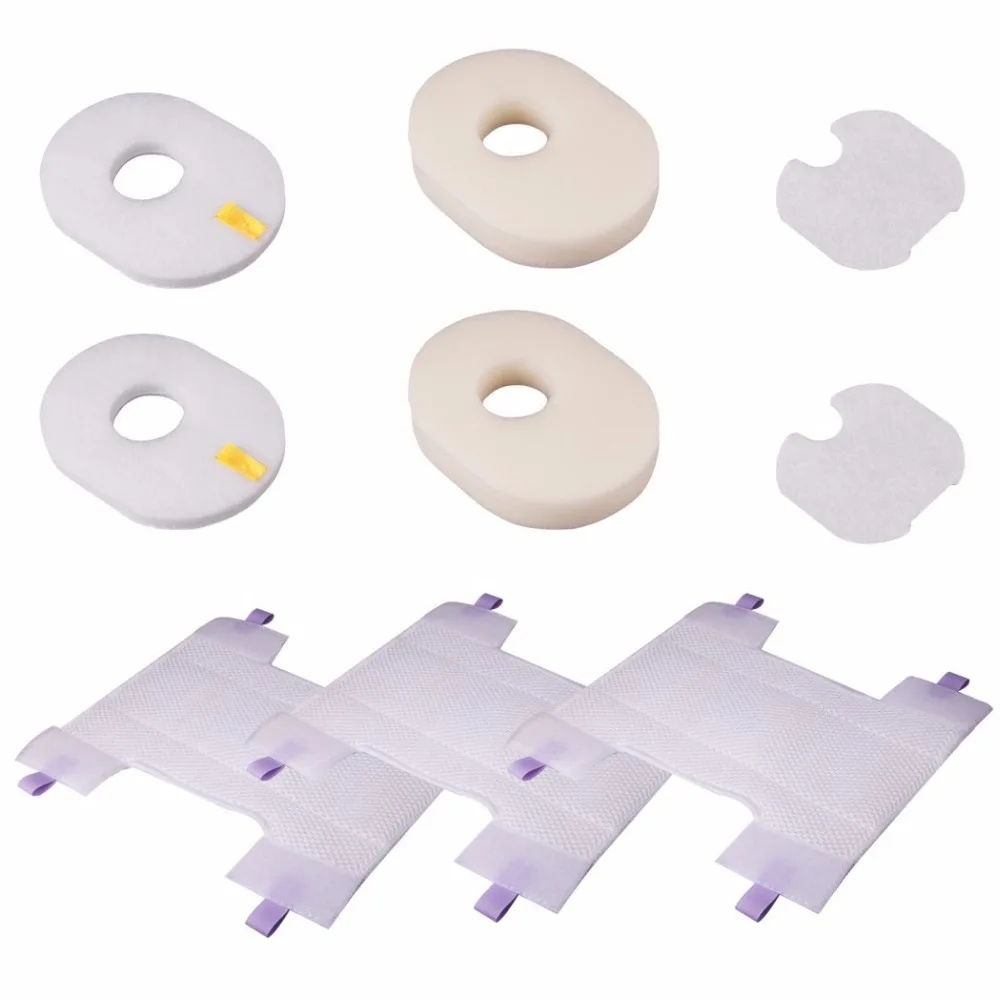 9pcs Filter sponge Foam & Felt Filter & Microfiber Pads for shark HV300