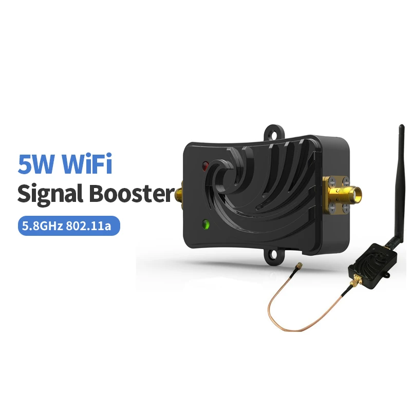

Wifi Signal Booster 5.8Ghz 5W 802.11 bluetooth Signal Extender Wifi Repeater Broadband Amplifiers for Wireless Router Card
