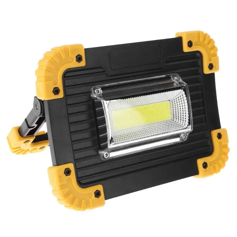 

20W 400LM LED Spotlight Portable Rechargeable Outdoor Camping Emergency Lawn Work Fishing Lighting LED Spotlight Floodlight Lamp