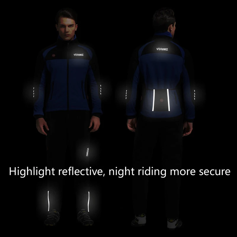 Waterproof Wind Coat Pro Team Cycling Set Men Bike Clothing Windproof Mens Motorcycle Jacket Winter Thermal Fleece Running Suit