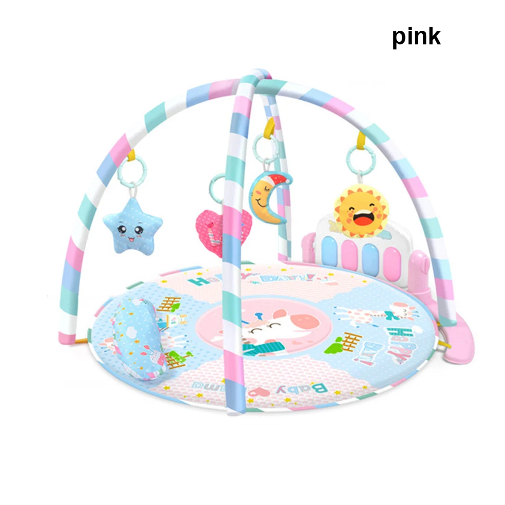 

Baby Play Mat Kick Piano Keyboard Music Playing Flashing Mats Infant Exercise Education Rack Carpet 998