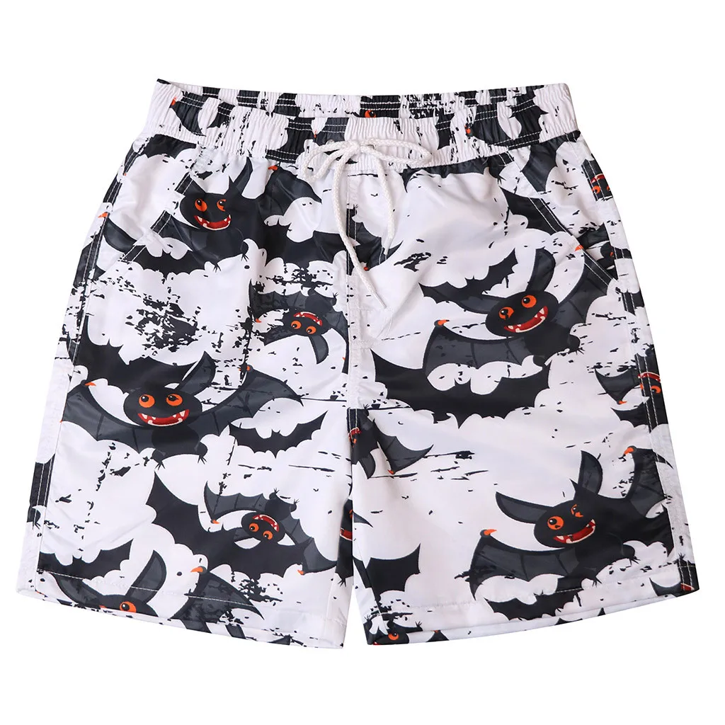 Мужские спортивные шорты с принтом, спортивные трусы на завязках, быстросохнущие пляжные шорты для серфинга, бега, спортивные штаны