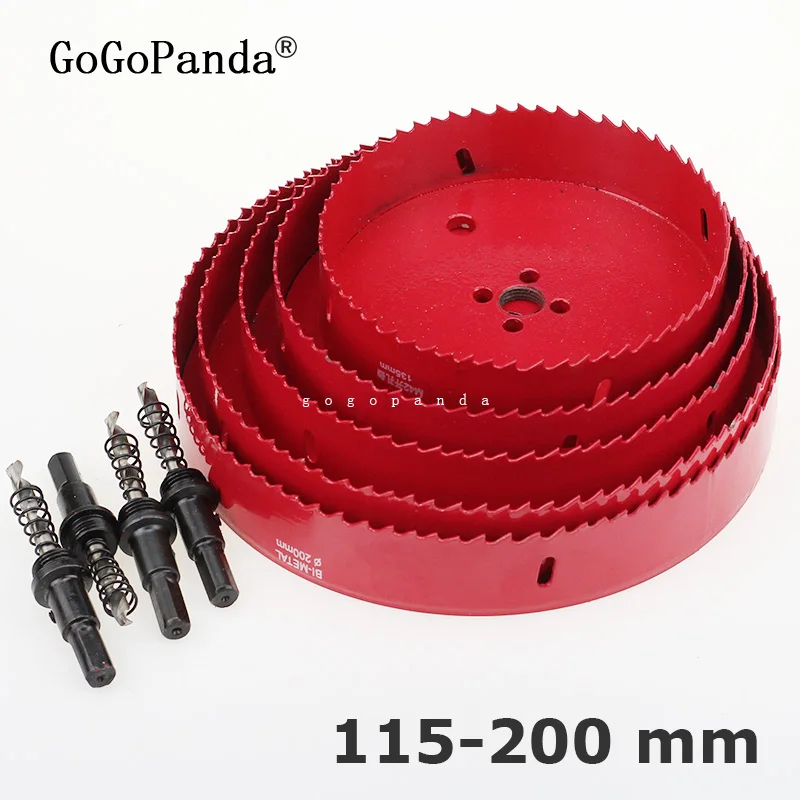 GOGOPANDA Free shipping 16-200mm Bi-Metal Wood Hole Saws Bit for Woodworking DIY Wood Cutter Drill Bit