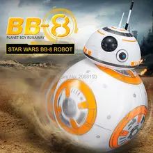 Upgrade BB-8 Ball 20.5cm Star Wars RC Droid Robot 2.4G Remote Control BB8 Intelligent With Sound Robot Toy For Kids Model Action