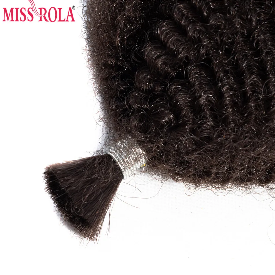 Miss Rola Synthetic Afro Kinky Curly Hair Extensions 2pcs/lot Pure Color Crochet Braid Hair Bulk 85g 12inch