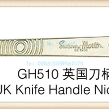 6 шт./упак. Никель Рукоять Ножа, Вулканизирующие Инструменты, Ювелирные Изделия Литейная Машина нож, ювелирные изделия гравировка нож наконечник