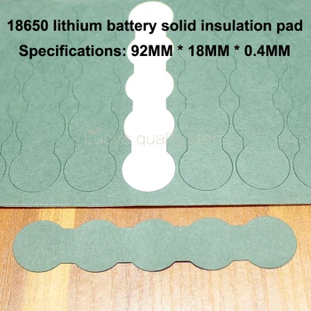 

100pcs/lot 18650 Lithium Battery Negative Solid Insulation Pad 5S Series Insulating Pad Qing Sheng Surface Pad Meson Accessories