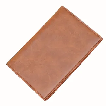 

Men Leather Cash Receipt Organizer Bifold Wallet Purse credit card holder billetera hombre porte feuille homme