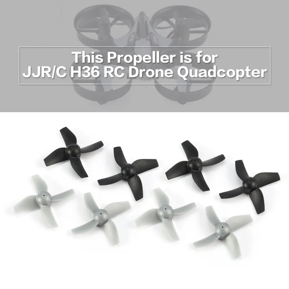 CW/CCW Пропеллер для JJR/C H36 Drone8pcs р/у мини Квадрокоптер запасные части Дрон комплектующие винта