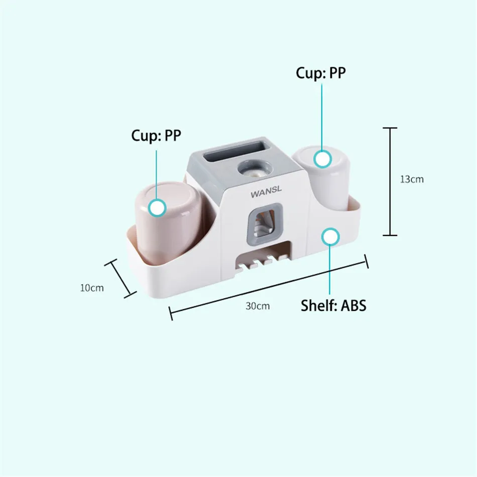 ONEUP настенная подставка для зубных щеток, смонтированная зубная паста, соковыжималка для рта, аксессуары для ванной комнаты, наборы, Подставка для хранения с чашкой