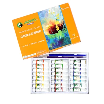 

Marie's 12/18/24Colors Watercolor Painting Paint Set High Quality Transparent 5ML Watercolor Pigment For Artist School Student