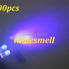 200 шт, толщина 3 мм, без бортов фиолетовый светодиодный лампы 3 ММ ультрафиолетовый круглый светодиодный потолочный светильник Настенный светильник резисторы для поверхностного монтажа