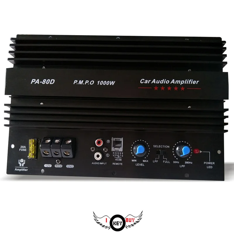 Thick Heat Amplifier Board 12V High Power 1000W Car Subwoofer Amplifier