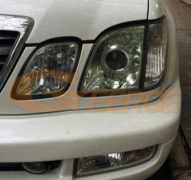 Для Lexus LX470 2003 2004 2005 2006 2007 smd комплект светодиодов «глаза ангела» отличное Ультра яркое освещение DRL