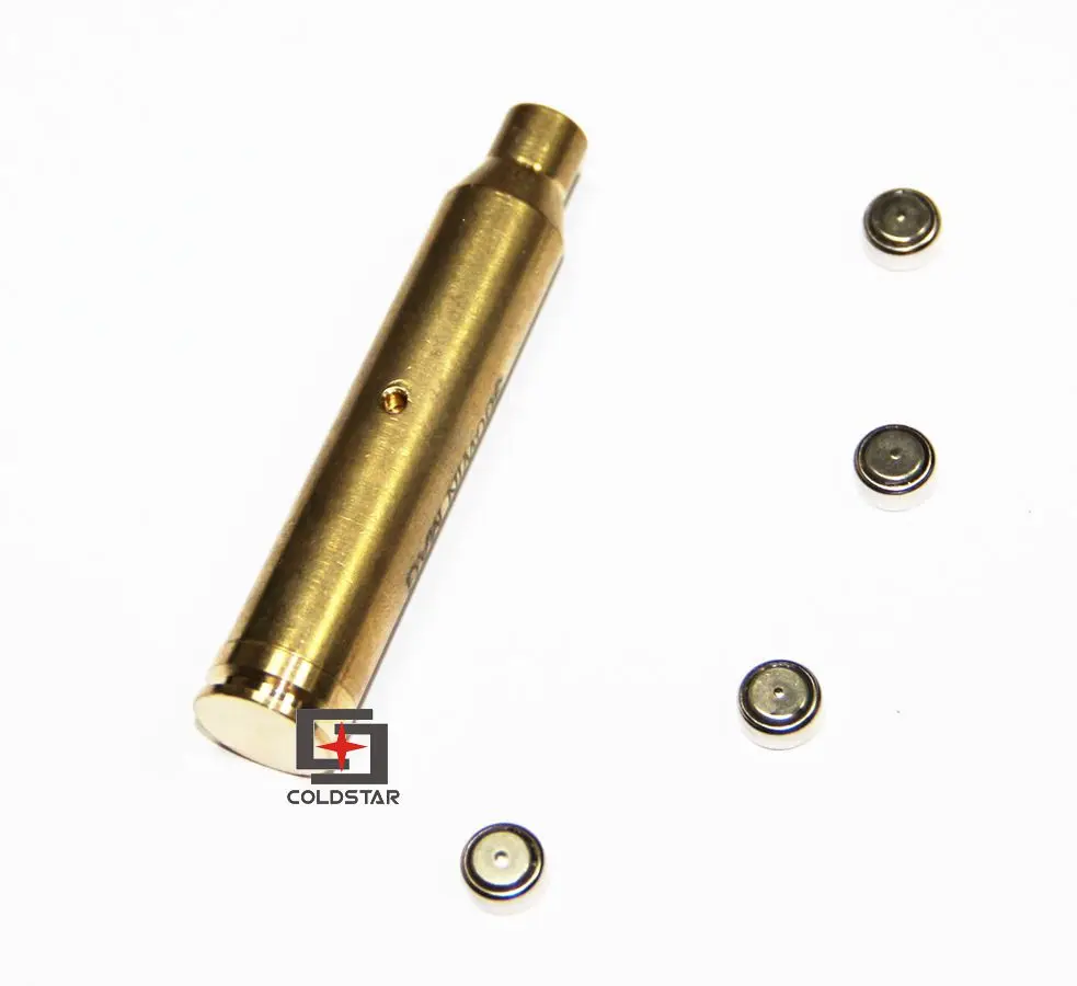 Hunting Brass CAL 300 WIN MAG Cartridge Bore Sight Copper Tactical Boresighter Red Laser Bore