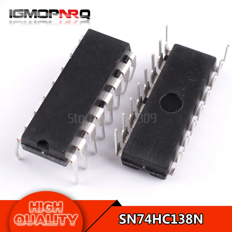 

10pcs free shipping SN74HC138N 74HC138 74HC138N DIP-16 Encoders, Decoders, Multiplexers & Demultiplexers 3-to-8 Line Decoder