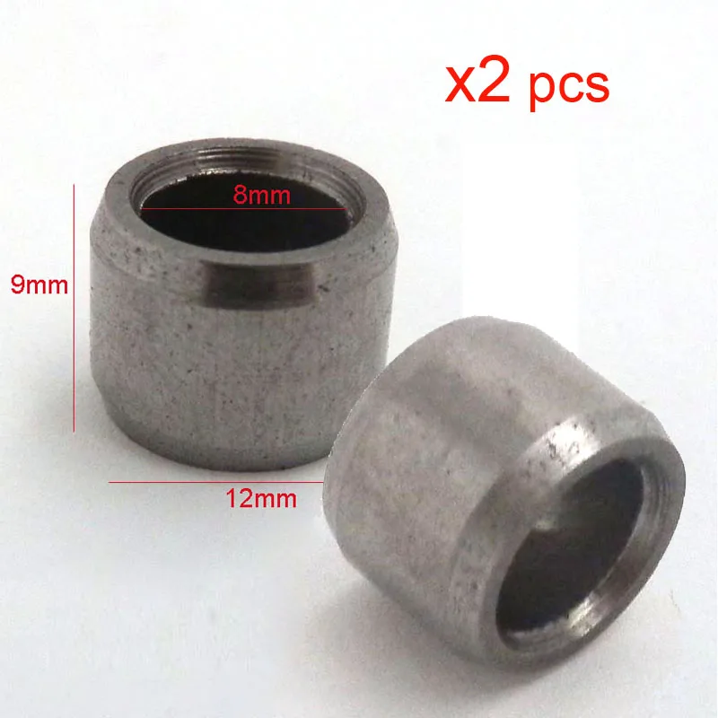 

2 pieces /lot New Side Cover Starter Metal Bushing Spacer For GY6 49cc 50cc 139QMB Bendix Scooter Moped Part