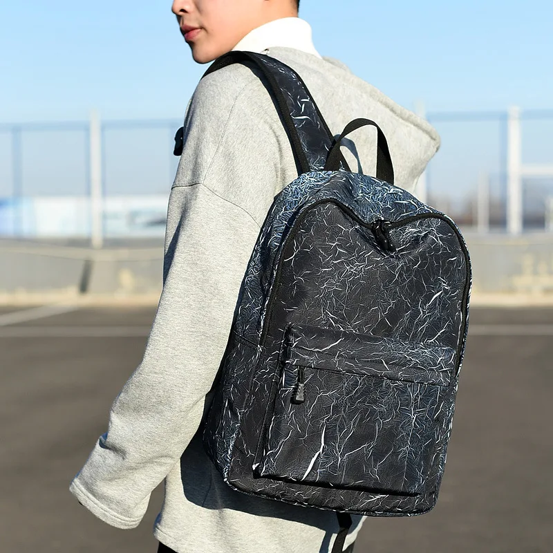 

Korean Style Print School Backpacks Men Backpack Light Comfort Male Backpack Laptop Breathable Rucksack Mochila School Bag