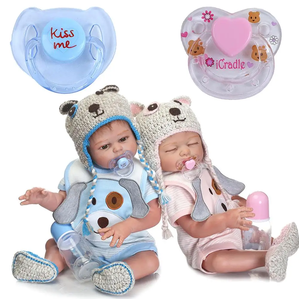 Magnetic Pacifier Dummy For Baby Dolls Pink Blue Randomly Ship