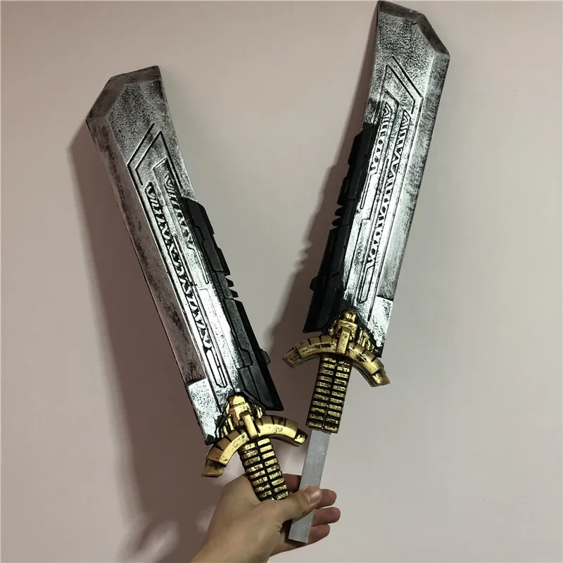 1:1 Thanos Double-edged Knife Sword 110cm Cosplay Decoration Weapon Model Figure Gift Movie Role Playing Safety PU