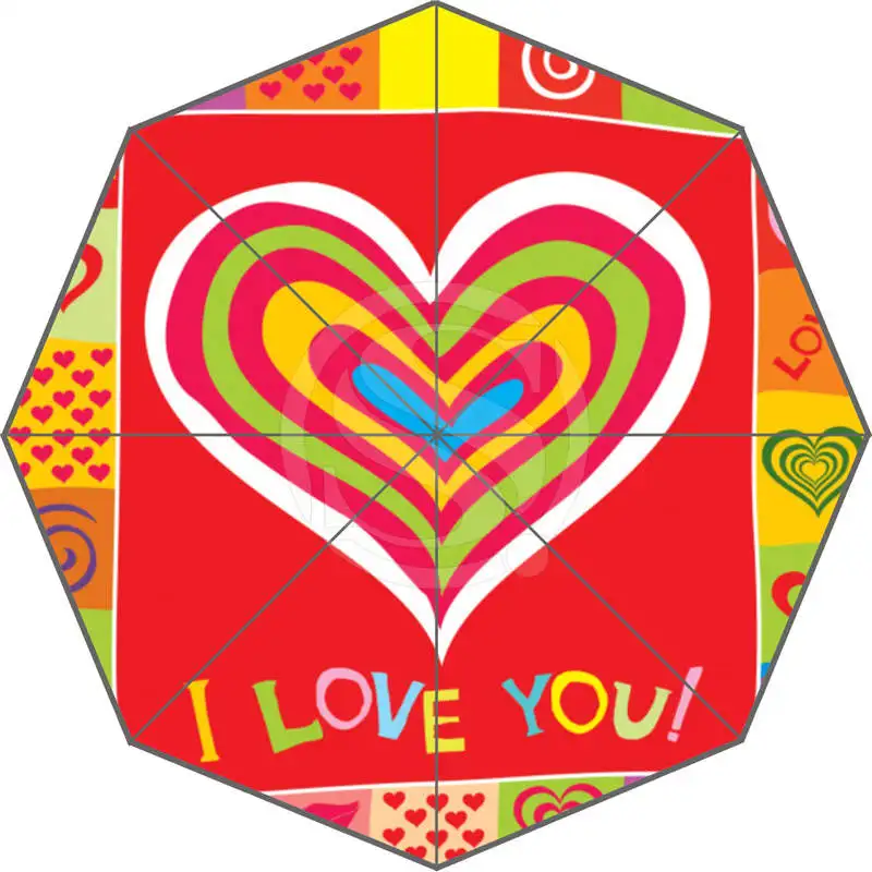 W530l30 Лидер продаж мода пользовательские красочные в форме сердца векторные изображения зонтик солнечный и дождливый солнцезащитный крем анти-УФ-зонтик f-l30 - Цвет: Бургундия