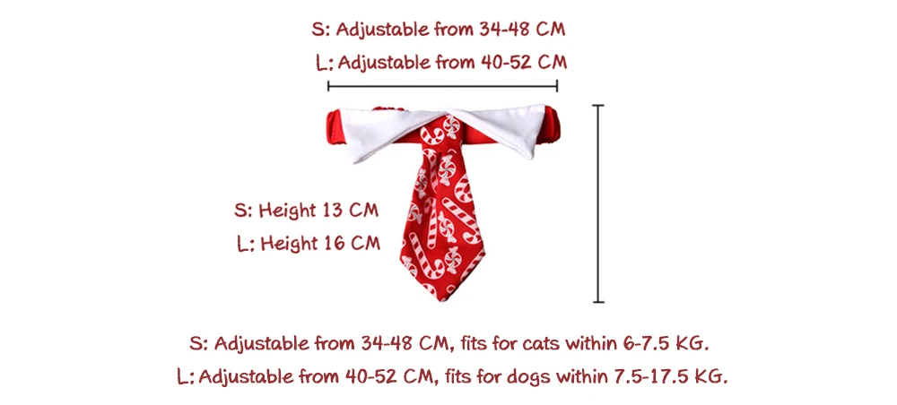 Рождественский галстук для животных, аксессуары для собак, яркий принт, галстук-бабочка, ошейник для кошек, Забавный костюм кошки, Новогодние товары для питомцев