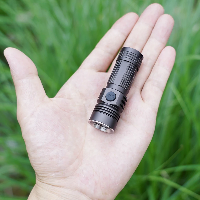 ON THE ROAD Mini Type-C Flashlight, USB-C charge small LED Torch 1020lm EDC Light with Strobe, Compact M3 Pro (Without Battery)