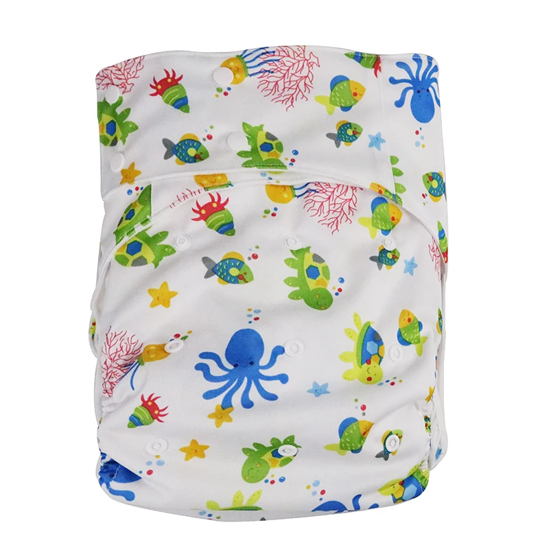 1 stück Erwachsene Windeln gedruckt tuch Undichte faul pflege produkte können waschen windeln hosen große taille größe 125 cm senden 1 stück einfügen W17D20