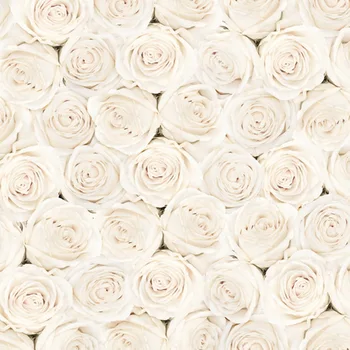 

white flower roses wedding photography backdrop studio valentine's photography backdrops studio wedding background D-1804
