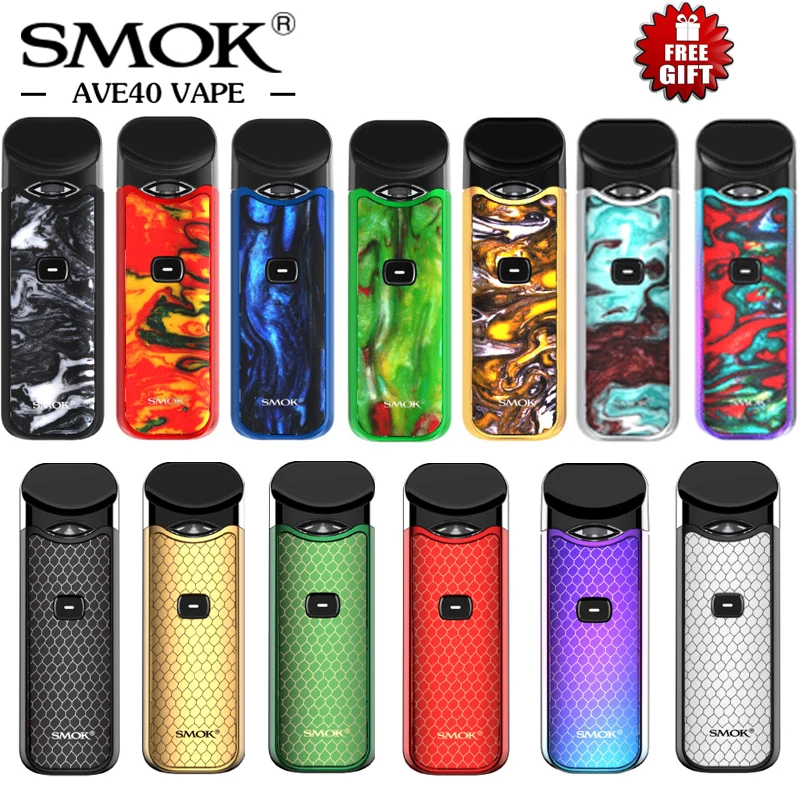 

2pcs/lot SMOK Nord Pod Vape Kit With 1100mAh Pod Battery 3ml Cartridge Capacity With Nord Mesh Coil E Cigarette Vape VS Novo Kit