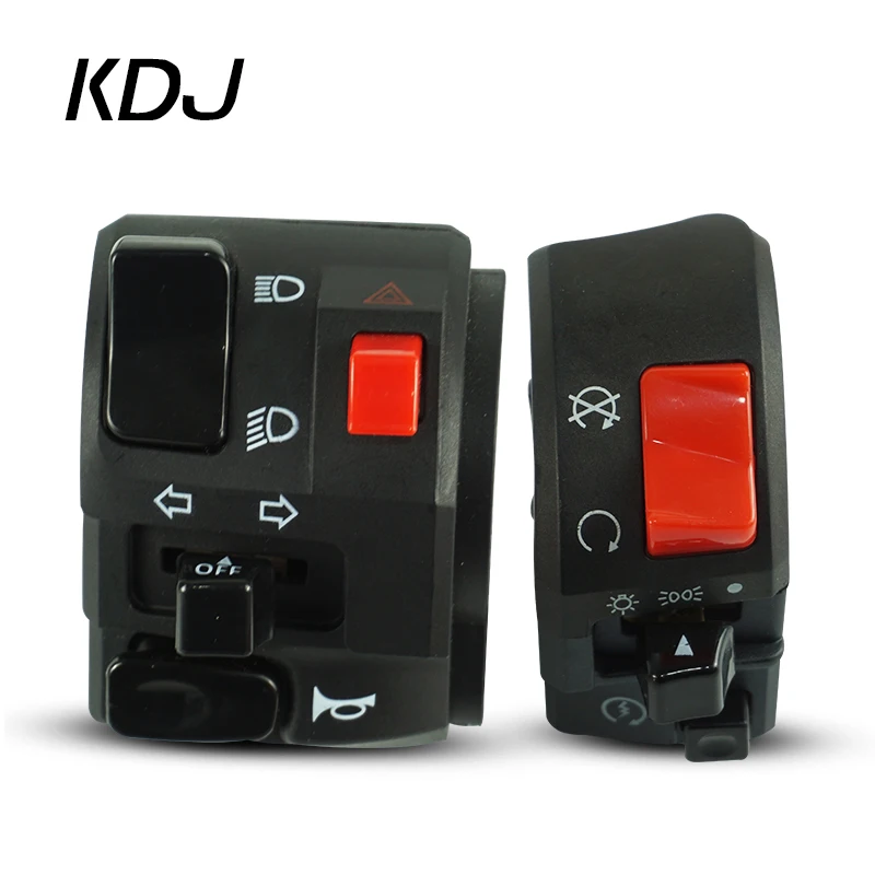 7 8 22mm Motorcycle Switch Motorbike Horn Turn Signal Electric Fog font b Lamp b font
