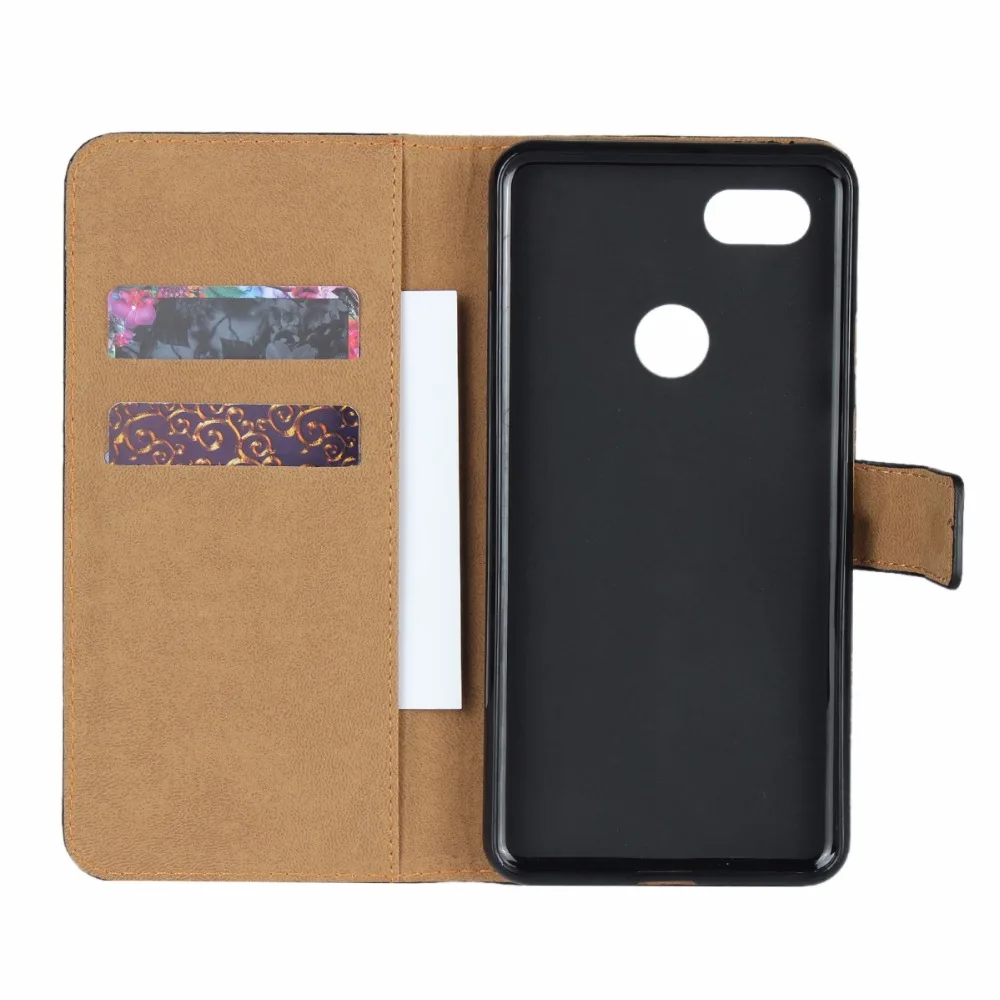 For Google Pixel 3 XL Case Genuine Leather Ultra Thin Flip