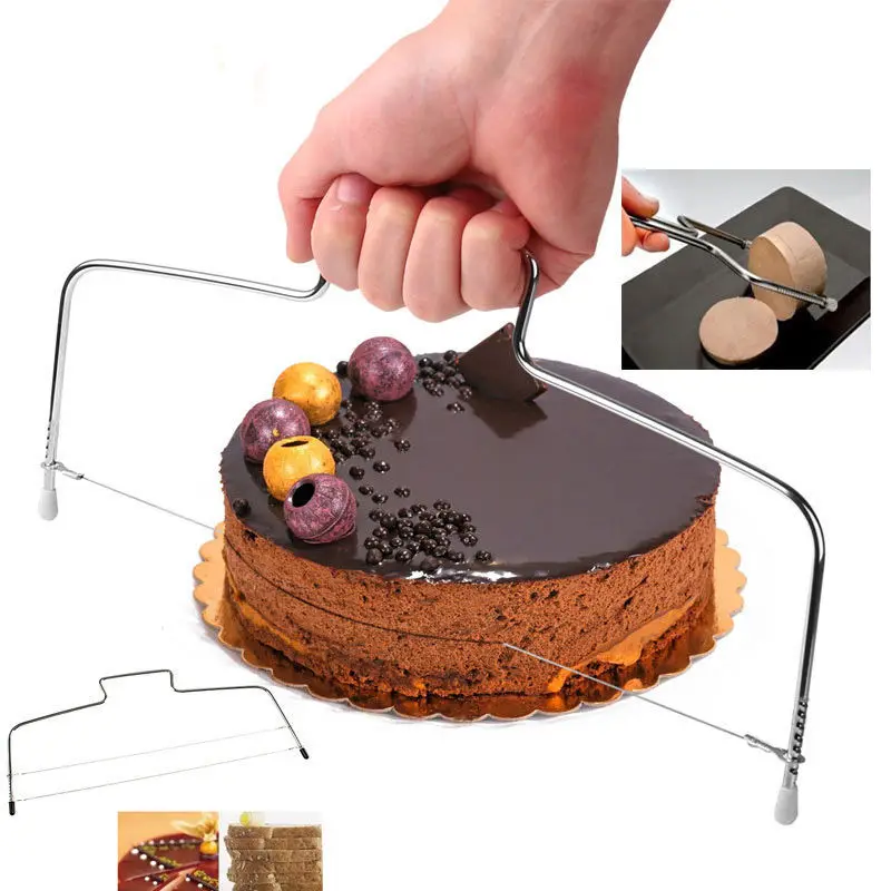 

Wire Slicer Cake Cutter Bread Cutting Leveller Decorating Divider Slicer Tools