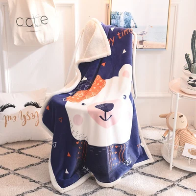 Плотное Фланелевое Флисовое одеяло 135*95 см детское одеяло для новорожденных супер мягкое мультяшное одеяло s детское Пеленальное Одеяло s