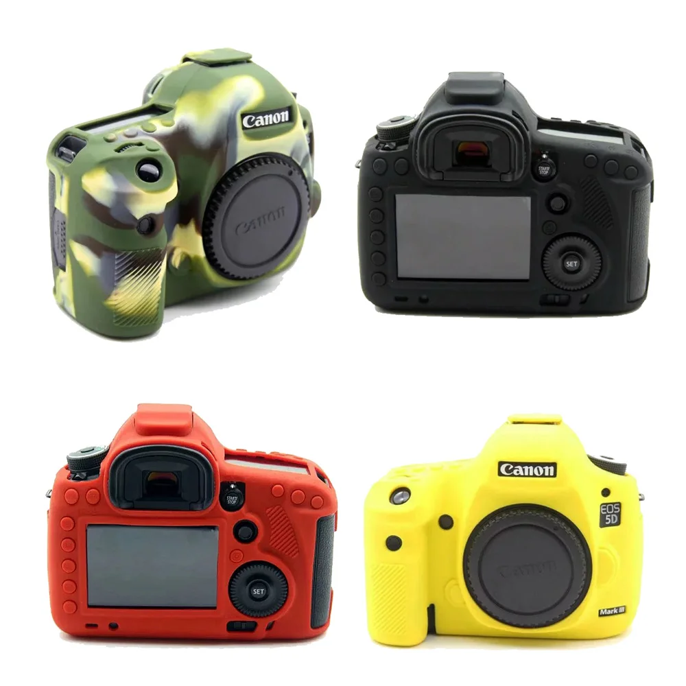 Silicone Morbido Slr Camera Bag Per Canon Eos 5D Mark Iii 5D3 5D 5Dr Leggero Camera Bag Case Cover